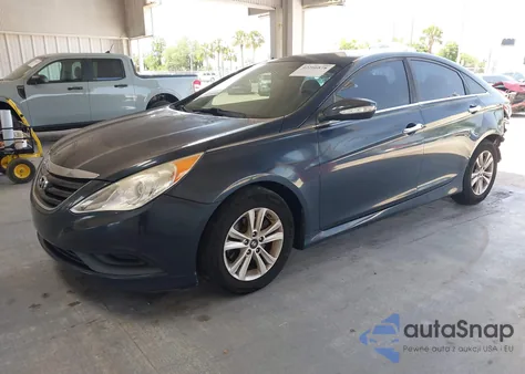 2014 Hyundai Sonata Gls from USA, damaged, VIN 5NPEB4AC3EH846827